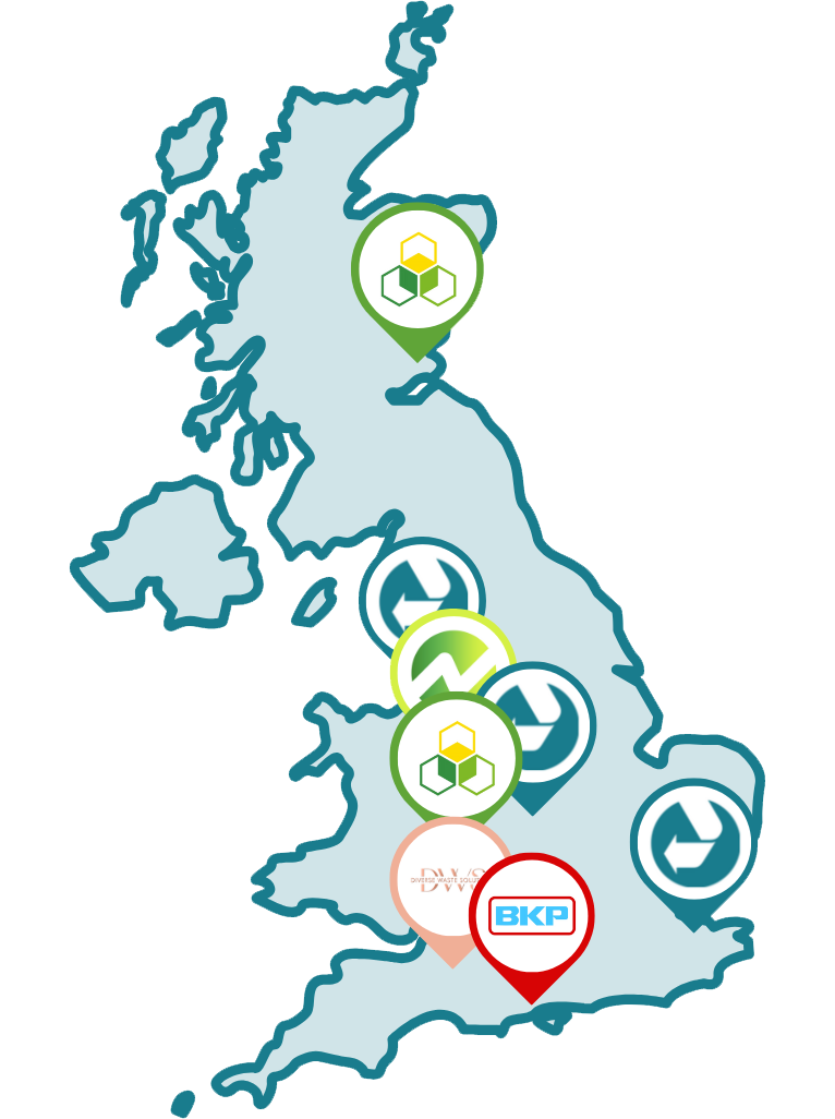 GRG Waste UK map Greenway